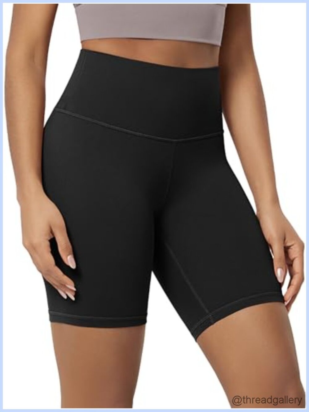 High Waist Buttery Soft Biker Shorts Yoga Lounge 6" Inseam